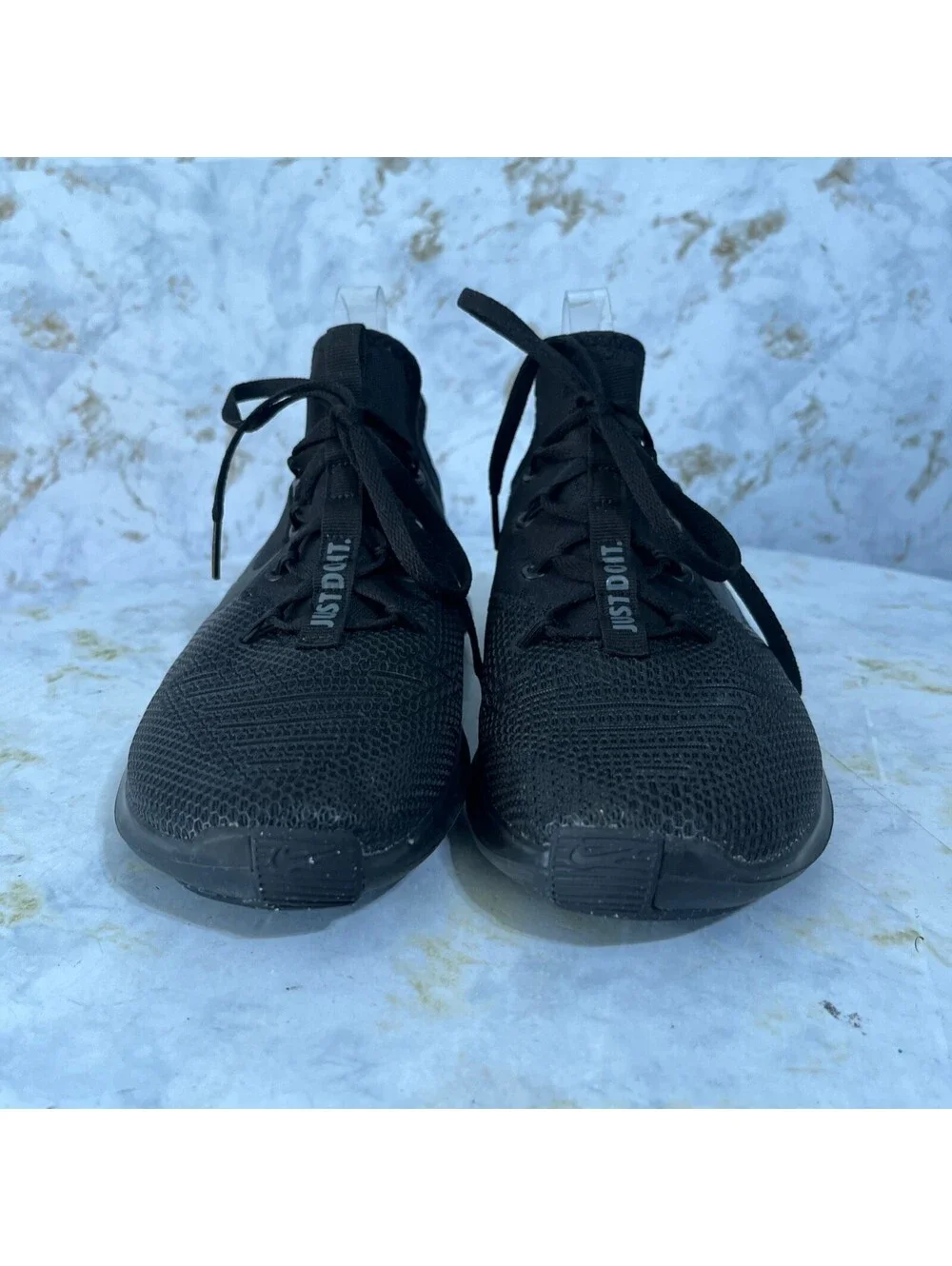 Nike Free TR 8 Womens Size 8 Running Shoes Triple Black Athletic Trainer Sneaker